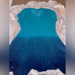 Blue Ombré Dress